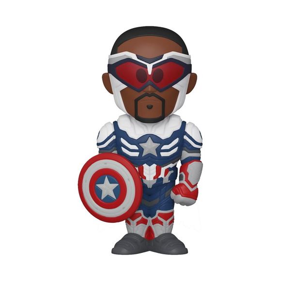 Funko Soda: Falcon & The Winter Soldier Captain America 4.25" Figure in a Can - Picture 2 of 4